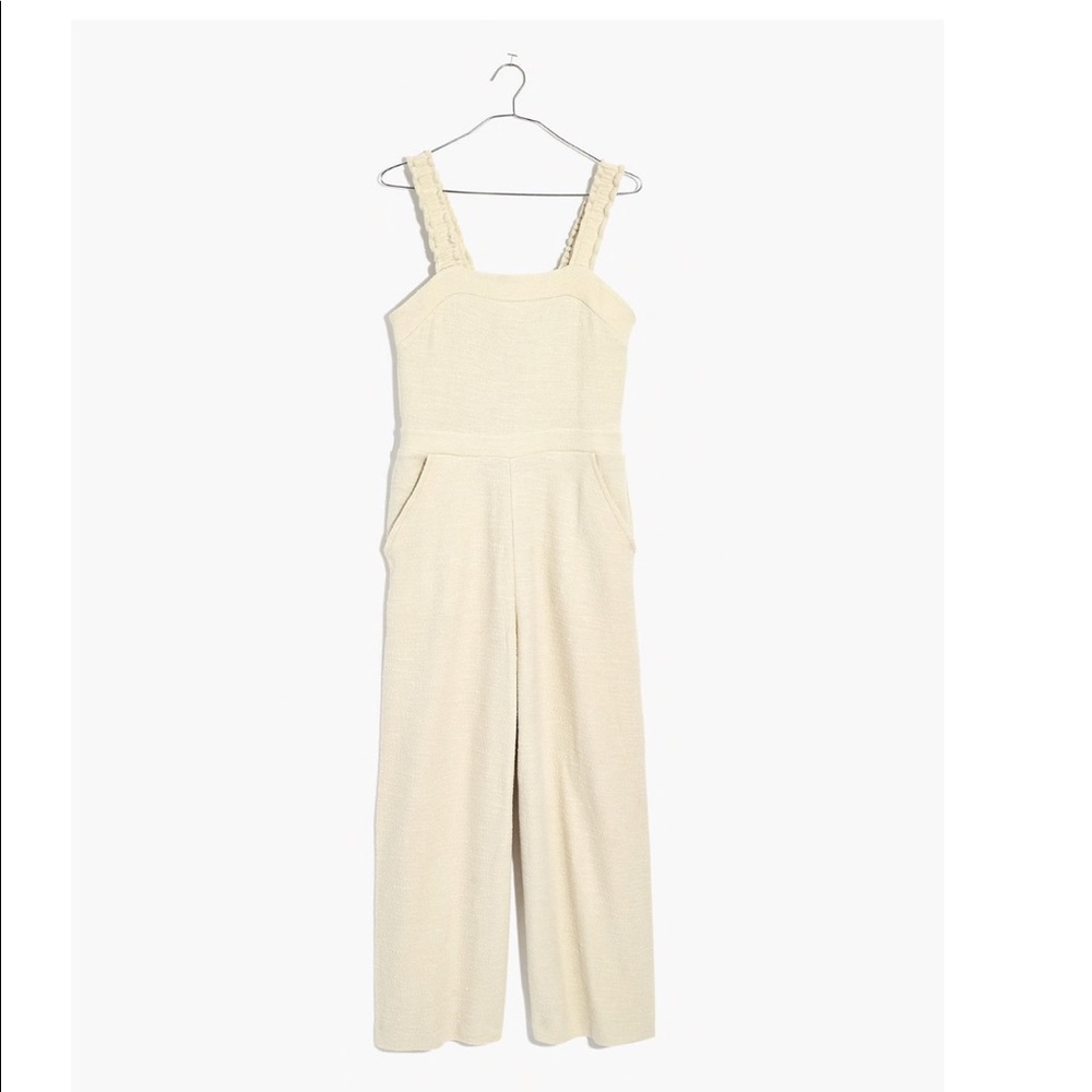 Madewell Texture & Thread Ruffle-Strap Jumpsuit - Picture 2 of 3
